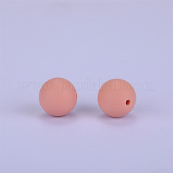 Round Silicone Focal Beads&nbsp;SI-JX0046A-74