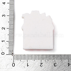 アイスクリームカート 不透明樹脂ストア デコデンカボション  ライトコーラル  29x24x7mm&nbsp;LS-CRES-Z008-02A