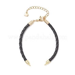 3MM Round Braided Leather Bracelet Making&nbsp;AJEW-JB01542