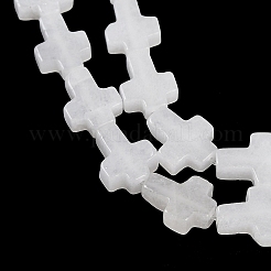 Natural White Jade Beads Strands&nbsp;G-I369-A16-02