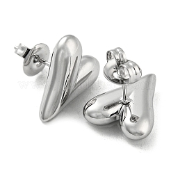 Non-Tarnish 304 Stainless Steel Stud Earrings&nbsp;LS-EJEW-M233-18P