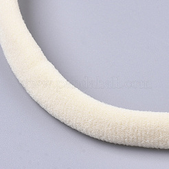 女の子のためのナイロン弾性赤ちゃんヘッドバンド  ヘアアクセサリー  淡黄色  11インチ（28cm）&nbsp;OHAR-Q068-04J