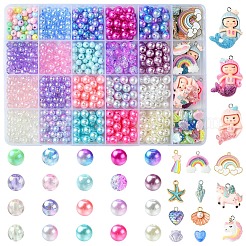 DIY Mermaid Themed Bracelet Jewelry Kits&nbsp;DIY-YW0012-80