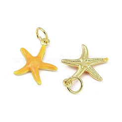 Brass Enamel Pendants&nbsp;KK-I358-001G-A