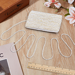 Filigree Polyester Lace Ribbon&nbsp;OCOR-WH0111-113B