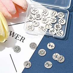 24Pcs 12 Styles 201 Stainless Steel Links/Connectors&nbsp;STAS-FS0001-98