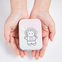 4Pcs 4 Styles Tinplate Storage Box&nbsp;CON-CN0001-02