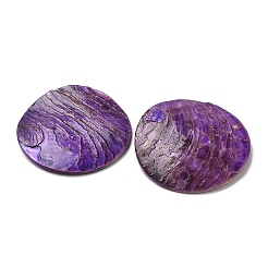 Spray Painted Natural Akoya Shell Pendants&nbsp;SHEL-F007-15B-16