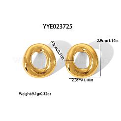 Simple 304 Stainless Steel Stud Earrings&nbsp;LS-RJ6246-2