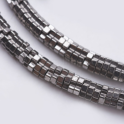 Electroplate Non-magnetic Synthetic Hematite Bead Strands&nbsp;G-K225-02D