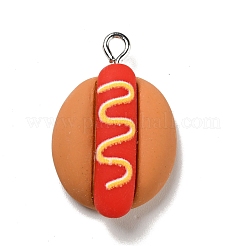 Opaque Resin Pendants&nbsp;RESI-G043-D07