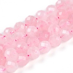 Natural Madagascar Rose Quartz Beads Strands&nbsp;G-S345-8mm-34