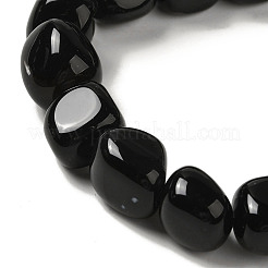 Natural Black Onyx(Dyed & Heated) Beads Strands&nbsp;G-NH0017-B06-02