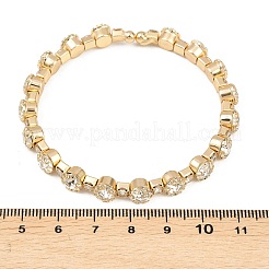 Iron Rhinestone Bangles for Women&nbsp;BJEW-A156-02G