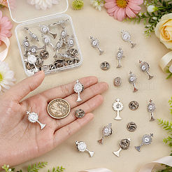 25Pcs JHS Monstrance Enamel Pins&nbsp;JEWB-UN0001-13P