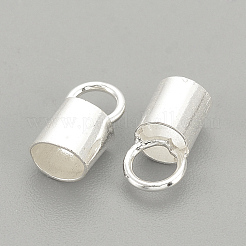 925スターリングシルバーエンドキャップ  銀  10.5x5.5mm  内径約4.5mm  穴：4mm&nbsp;STER-S002-27