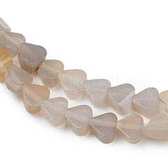 Natural Grey Agate Beads Strands&nbsp;G-U021-A01-01