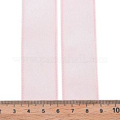 20ヤードのポリエステルリボン  ギフト包装用  パールピンク  1インチ（25mm）  約20.00ヤード（18.29m）/ロール&nbsp;OCOR-Z005-02F