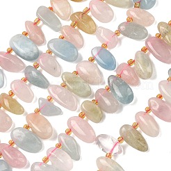 Natural Morganite Beads Strands&nbsp;G-P604-A07-01