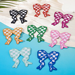 8Pcs 8 Colors Polyester Clothing Patches&nbsp;DIY-TA0015-31