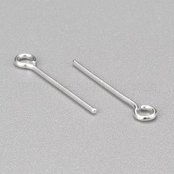 ジュエリーパーツ  アイアン製9ピン  銀  18x0.7mm  約6000個/500g&nbsp;J079T022