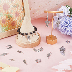 60Pcs 10 Styles Tibetan Style Alloy Pendants&nbsp;FIND-SC0008-17