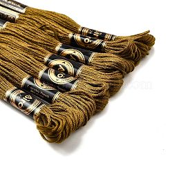 ポリエステル刺繍糸  クロスステッチの糸  キャメル  1mm  約8.75ヤード（8m）/バンドル&nbsp;OCOR-TAC0013-10A-116