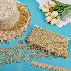 Polyester Lace Trims&nbsp;SRIB-WH0011-425A