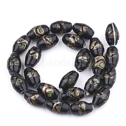 Handmade Gold Sand Lampwork Beads&nbsp;X1-LAMP-T006-01A