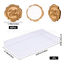 60Pcs Adhesive Wax Seal Stickers&nbsp;DIY-CP0006-30-07