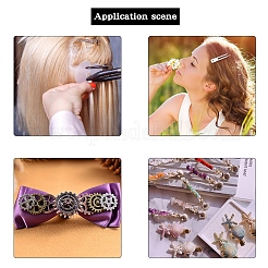 Iron Alligator Hair Clip Findings&nbsp;PHAR-PH0001-06