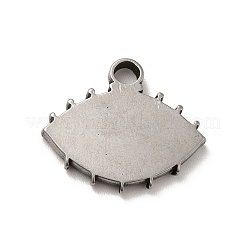 Non-Tarnish 304 Stainless Steel Pendant Rhinestone Settings&nbsp;STAS-I694-35P