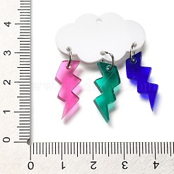 Opaque Acrylic Pendants&nbsp;OACR-L019-03A