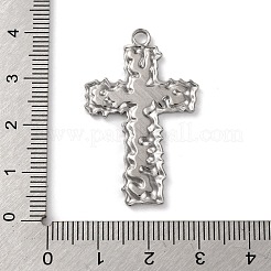 304 Stainless Steel Black Enamel Pendants&nbsp;STAS-U018-02P
