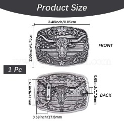 Alloy Belt Buttons&nbsp;FIND-WH20039-006A-AS