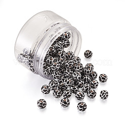 Printed Natural Wooden Beads&nbsp;WOOD-TA0001-57