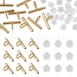Brass Tube Bails&nbsp;DIY-TA0014-37B-G