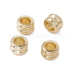 合金ヨーロピアンビーズ  大穴ビーズ  コラム  ライトゴールド  9x6mm  穴：5mm&nbsp;FIND-B013-24LG