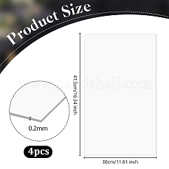 Transparent Acrylic Clay Pressure Plate&nbsp;AJEW-WH0609-259