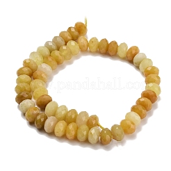 Natural Topaz Jade Beads Strands&nbsp;G-C259-A07-8x12mm