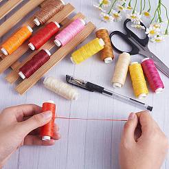 12Rolls 12 Colors Waxed Polyester Cord&nbsp;YC-SZ0001-03C
