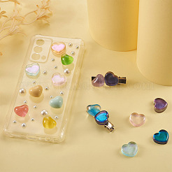 60Pcs 15 Style Transparent and Opaque Resin Cabochons&nbsp;CRES-CD0001-06