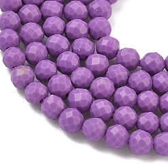 Synthetic Lepidolite/Purple Mica Beads Strands&nbsp;LS-G-G823-16-3mm-01