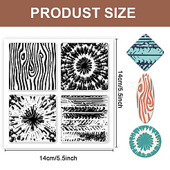 Silicone Clay Texture Mat&nbsp;AJEW-WH0447-051