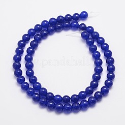 Natural & Dyed Malaysia Jade Bead Strands&nbsp;X-G-A146-6mm-A22
