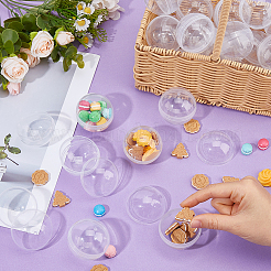 Plastic Round Vending Machine Egg Capsules&nbsp;AJEW-WH0609-530A