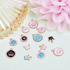 Alloy Enamel Pendant Sets&nbsp;ENAM-SZ0001-34