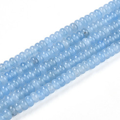 Dyed Natural White Jade Beads Strands&nbsp;G-T139-57A-05
