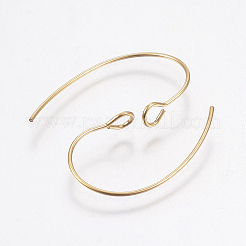 304 Stainless Steel Earring Hooks&nbsp;STAS-F148-05G-02