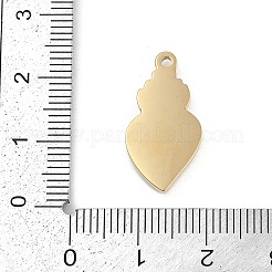 304 Stainless Steel Enamel Pendants&nbsp;STAS-I325-046G